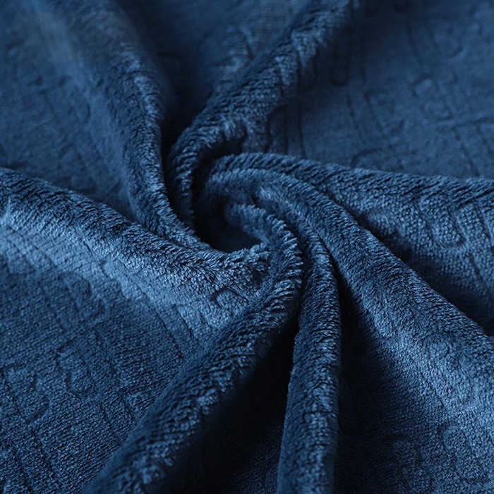 牛奶绒烂花双面珊瑚绒