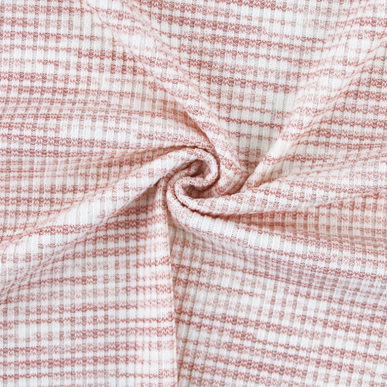 360g加厚段彩罗纹布花纱罗纹