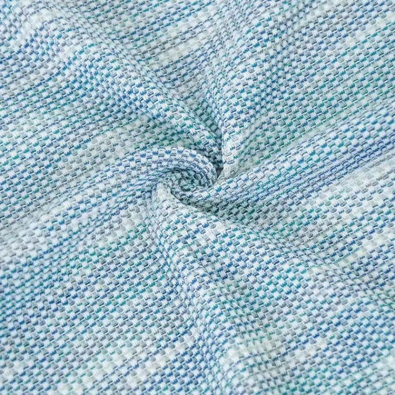 缎彩间条华夫格190g柔软