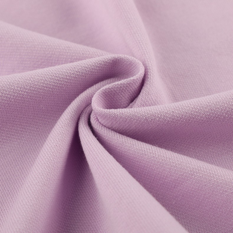 160g针织单面汗布面料 40s精梳棉拉架