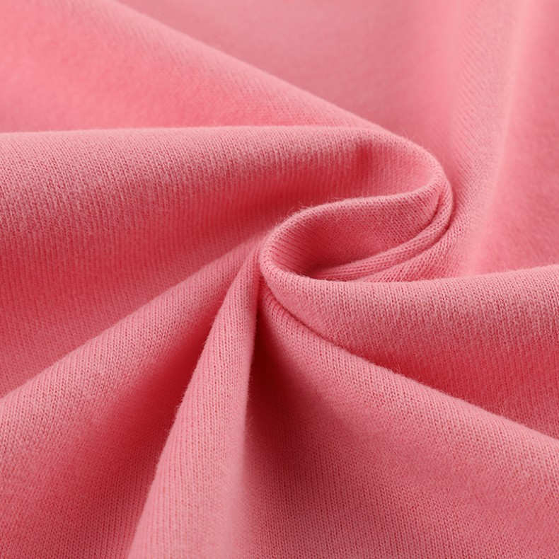 200g双纱全棉毛绒针织短袖汗布 26s精梳