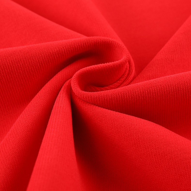 300g经典双纱刷毛纯棉汗布料 20s单面精梳