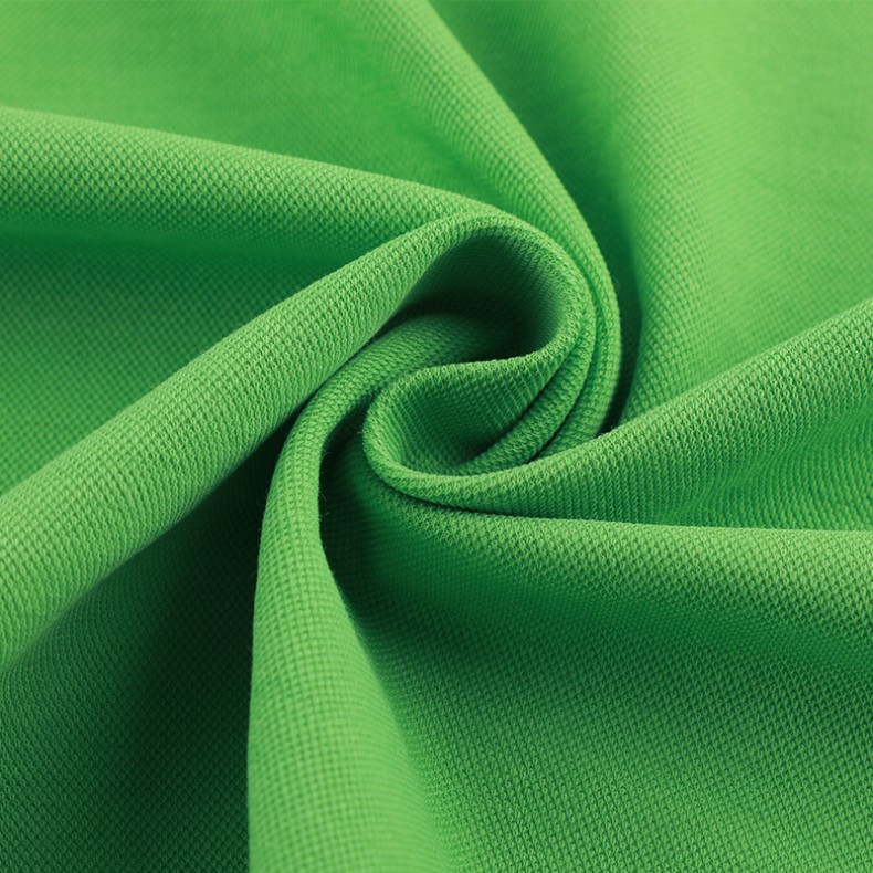 40s棉涤混纺珠地polo针织面料 200g